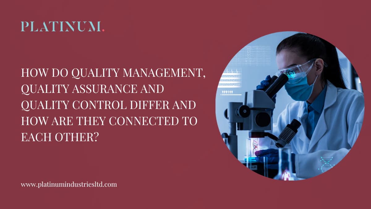 How Do Quality Management, Quality Assurance And Quality Control Differ And How Are They Connected To Each Other?